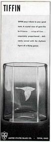 Tiffin Goose vase