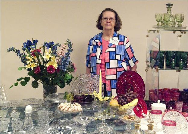 Ruby Cole and her Cape Cod display