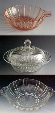pink depression glass patterns guide