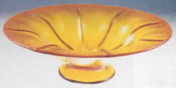 Fenton tangerine bowl
