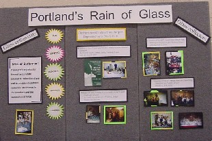 Rain of Glass Display