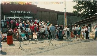 Crowd at opening of 93 Show