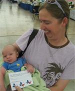 Griffin Retano and mom