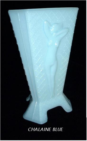 Chalaine Blue  Nude Vase