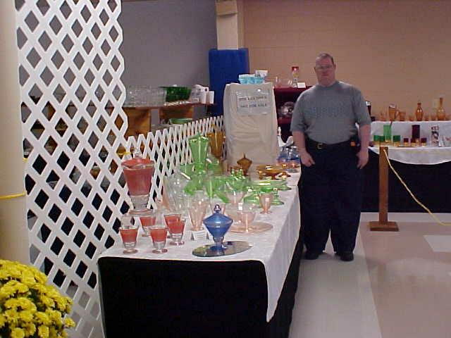 Richard and display table