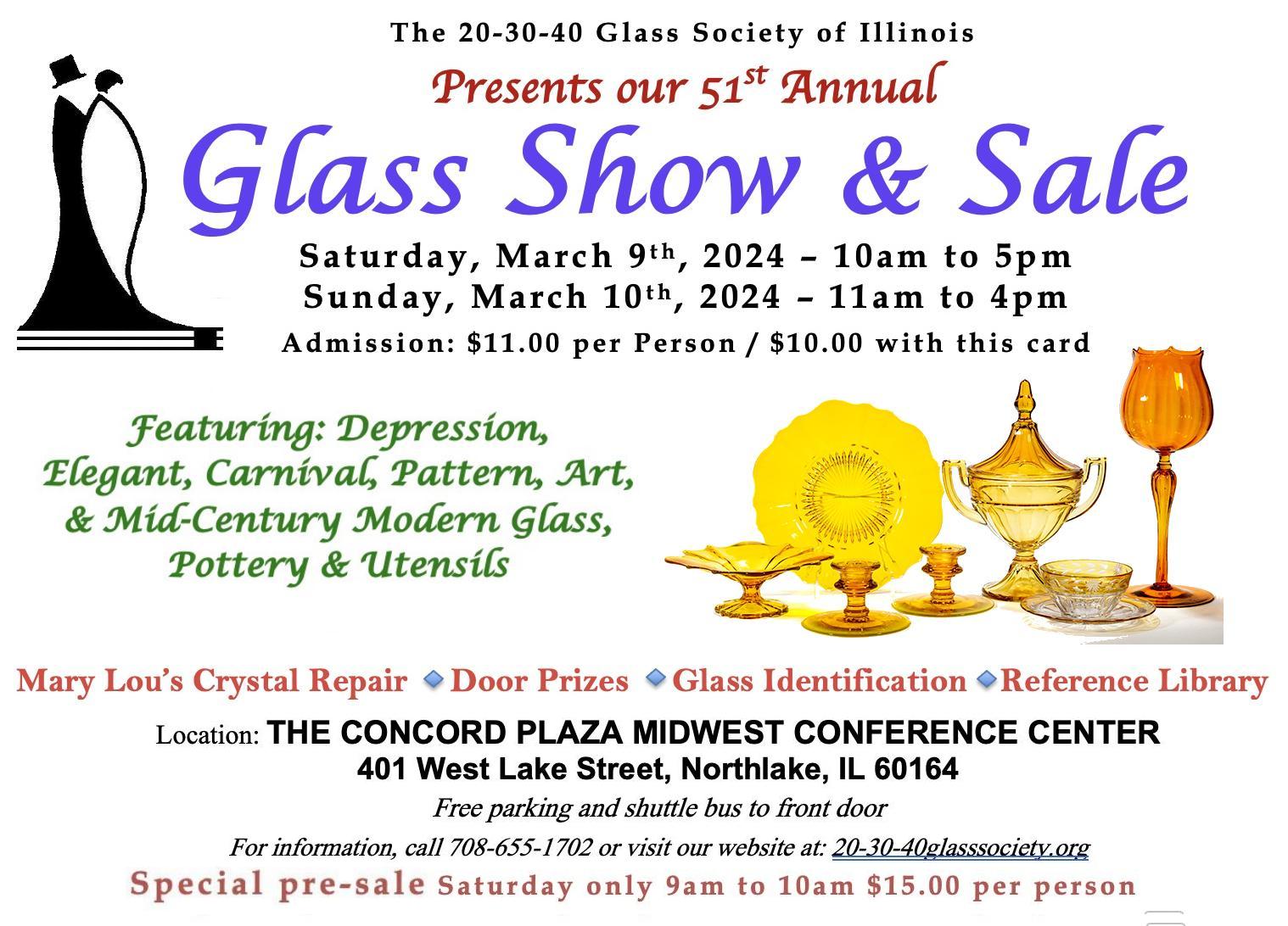 NDGA Glass Show Calendar