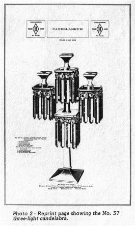 Heisey 37 candelabra