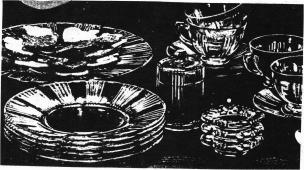 Sunray tableware
