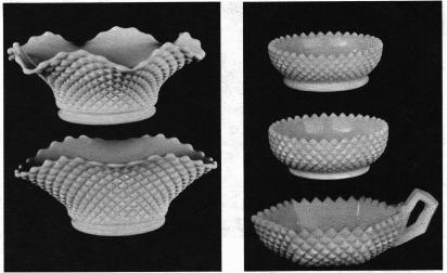 Milk Glass English Hobnail