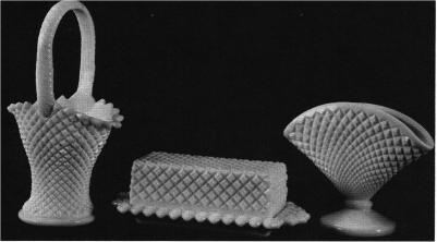 Milk Glass English Hobnail